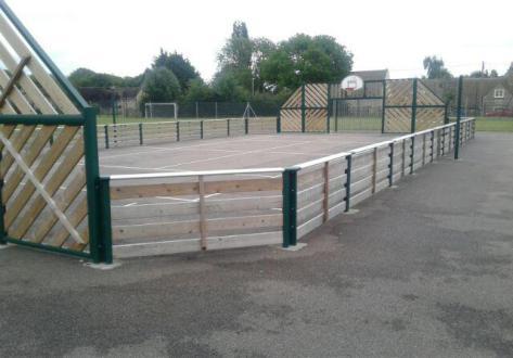 Kempsford sports pitch, multi-use games area and children's play area
