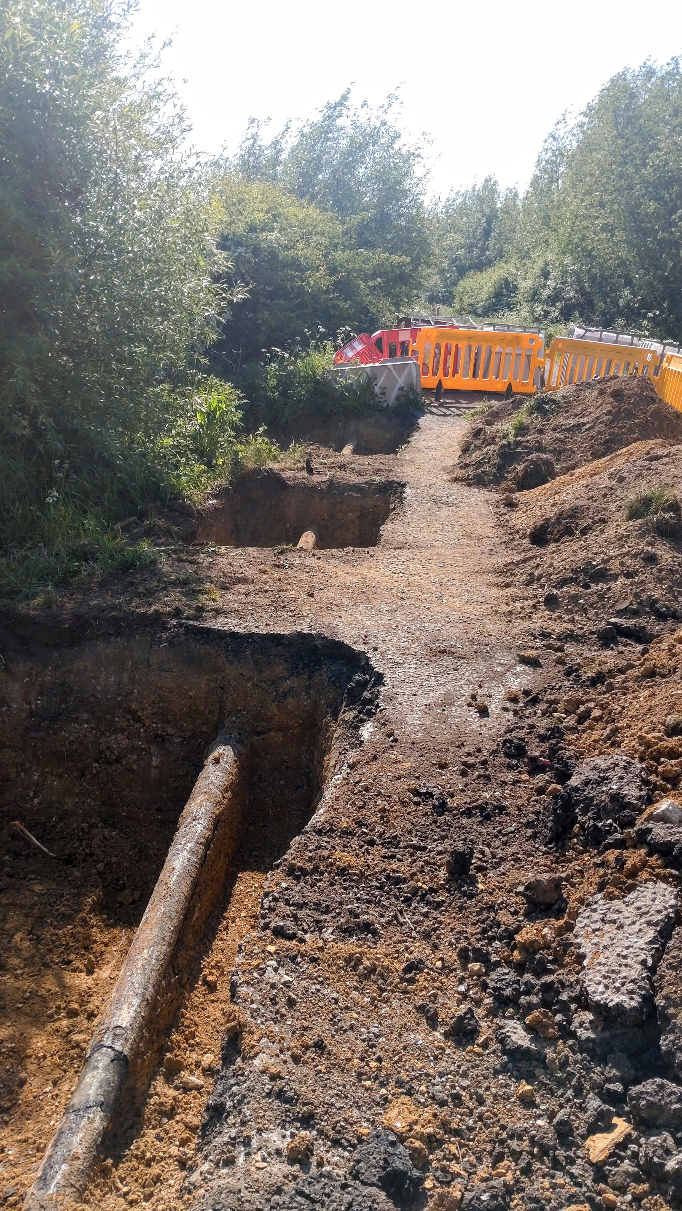Hannington Road works